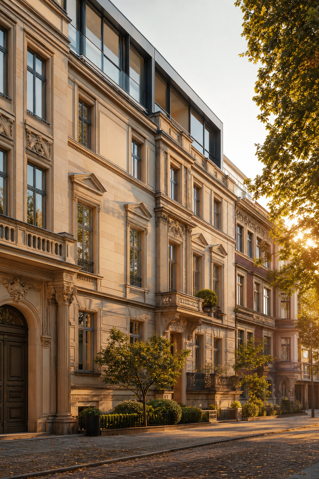 Repräsentative Berliner Architektur am Boulevard