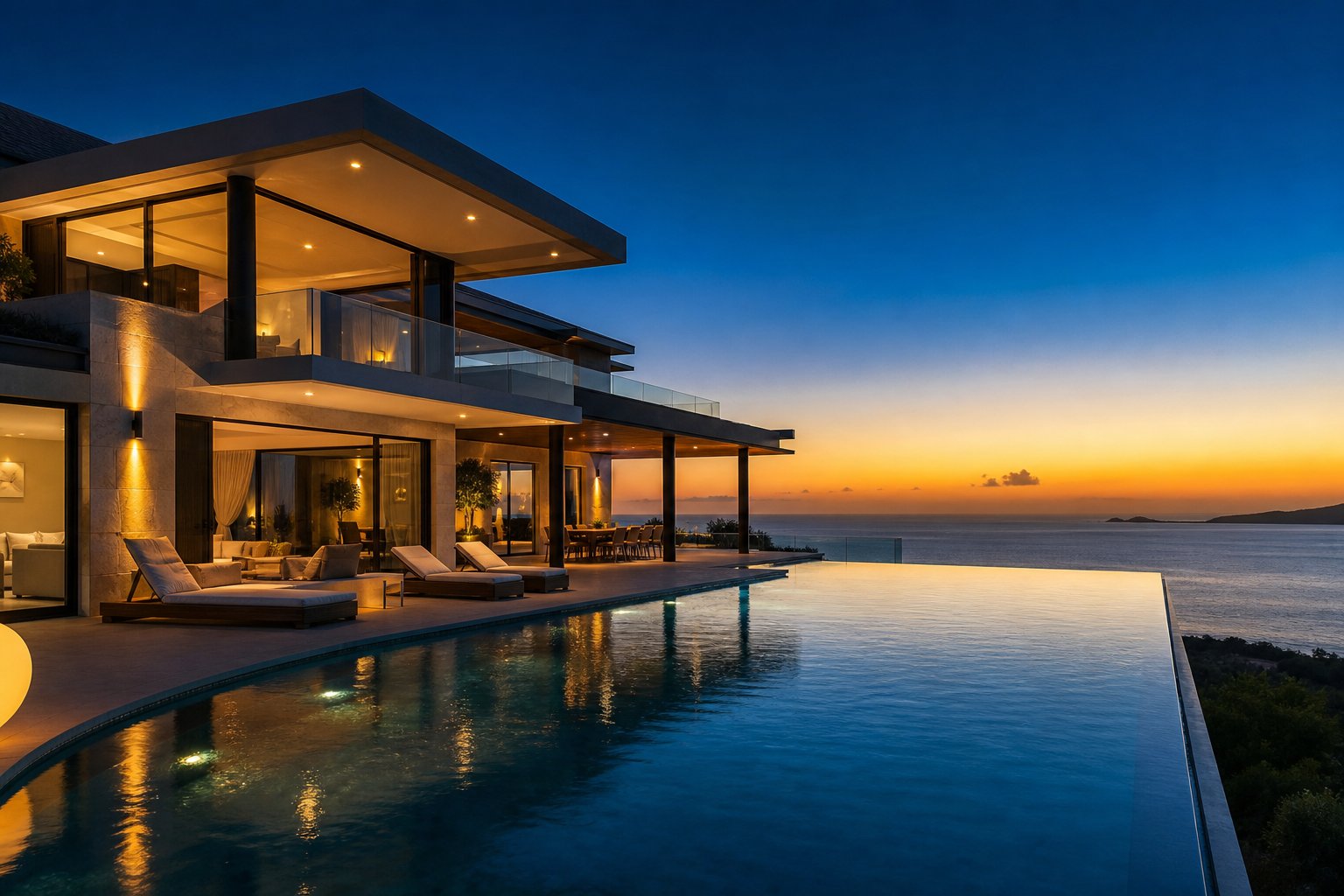 Luxuriöse Immobilie mit Meerblick — Immobilieninvestitionen